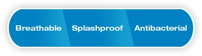 Breathable, Splashproof, Antibacterial
